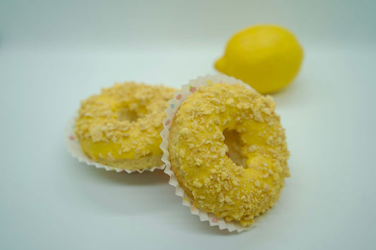Lemon Crunch Doughnut Cakes