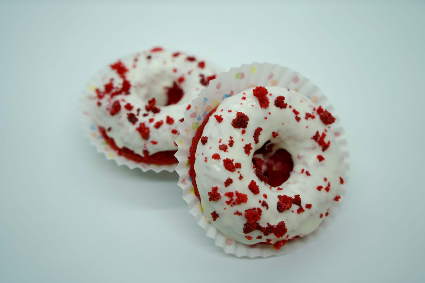 Red Velvet Doughnut Cakes